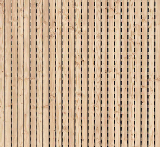 Wooden panels Acoustic | Linear Larch white | Wood panels | Admonter Holzindustrie AG
