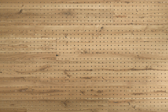 Wooden panels Acoustic | Dot Oak white brushed | Wood panels | Admonter Holzindustrie AG