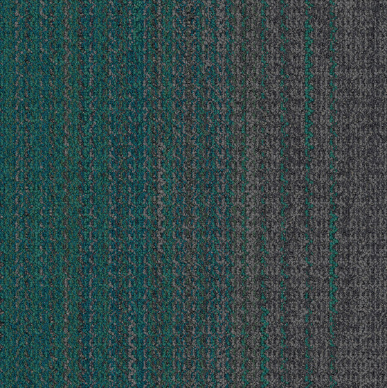 Woven Gradience 200 4307005 Ink / Emerald | Carpet tiles | Interface