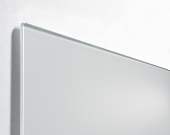 Tableau magnétique en verre Artverum, mat, super-blanc, 150 x 100 cm | Chevalets de conférence / tableaux | Sigel