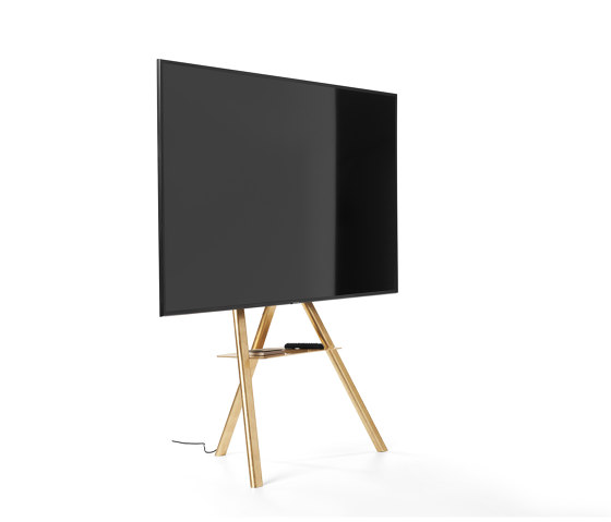 Cartesio gold leaf TV stand | Supports média | Opinion Ciatti