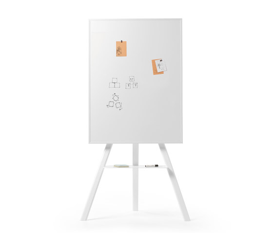 Cartesio steel stand with whiteboard | Chevalets de conférence / tableaux | Opinion Ciatti