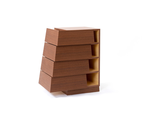 Motobayashi | Cartesia drawer Walnut 4 rows | Schränke | Hiyoshiya