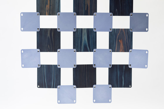 Dairi FPC | Indigo tiles | Suspended divider | Hiyoshiya