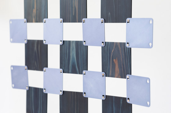 Dairi FPC | Indigo tiles | Suspended divider | Hiyoshiya