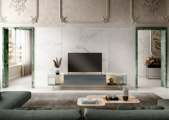 36e8 Glass Tv Unit - 1407 | TV & Audio Furniture | LAGO