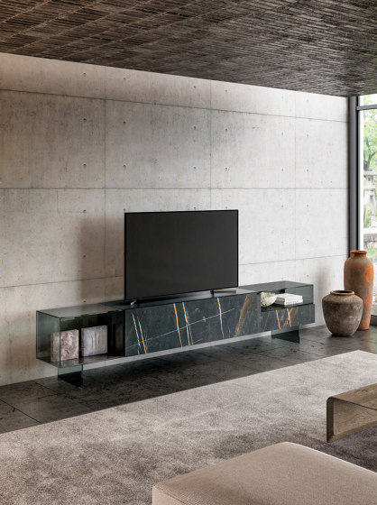 36e8 Glass Tv Unit - 1408 | TV & Audio Furniture | LAGO