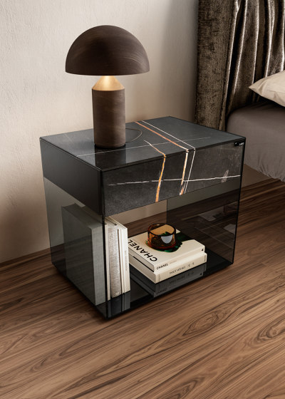 Upglass Bedside Table - 1396 | Night stands | LAGO
