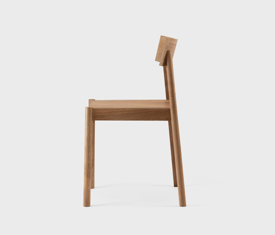 Citizen Chair, rectangular backrest, oak, natural oil | Sedie | EMKO PLACE