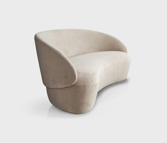 Naïve Sofa 2-seater, beige Textum Avelina velour fabric | Sofas | EMKO PLACE