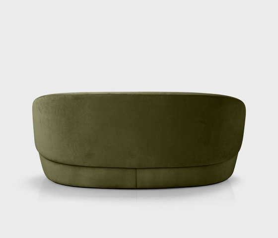 Naïve Sofa 2-seater, green Textum Avelina velour fabric | Sofás | EMKO PLACE
