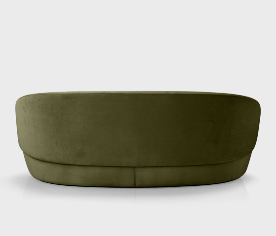 Naïve Sofa 3-seater, green Textum Avelina velour fabric | Divani | EMKO PLACE