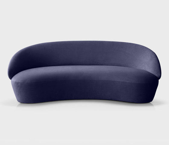 Naïve Sofa 3-seater, blue Textum Avelina velour fabric | Sofas | EMKO PLACE