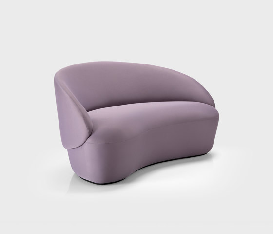 Naïve Sofa 2-seater, lilac purple Gabriel Harlequin fabric | Divani | EMKO PLACE