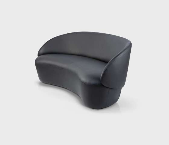 Naïve Sofa 2-seater, Lambada black leather | Sofas | EMKO PLACE