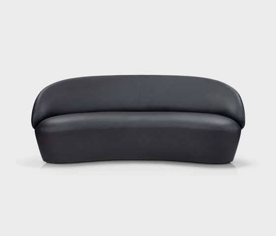 Naïve Sofa 2-seater, Lambada black leather | Divani | EMKO PLACE