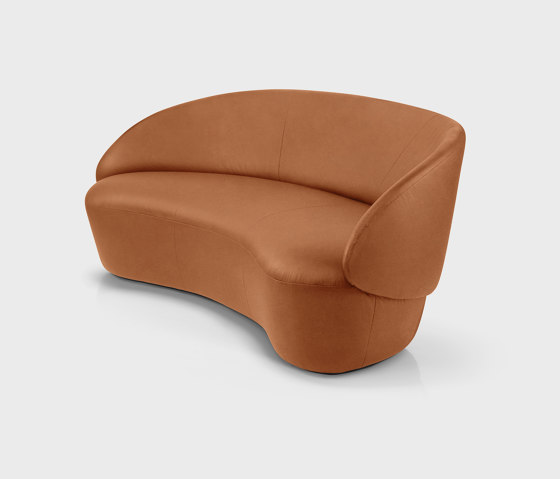 Naïve Sofa 3-seater, Hulst dark brown leather | Sofás | EMKO PLACE