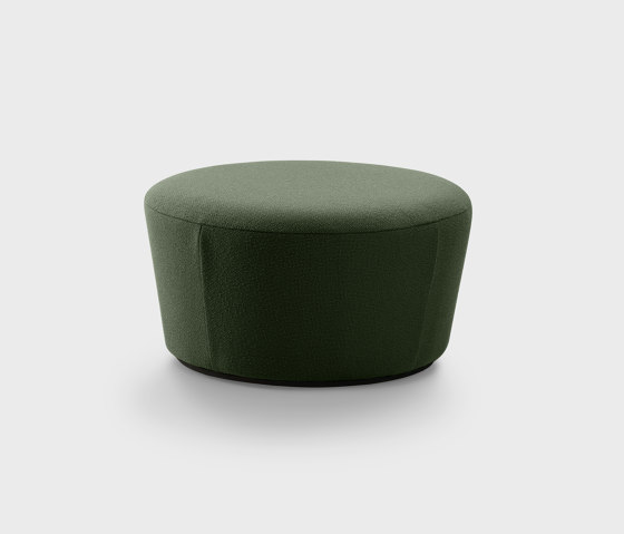 Naïve Pouf D720, green, Camira Yordale fabric | Pufs | EMKO PLACE