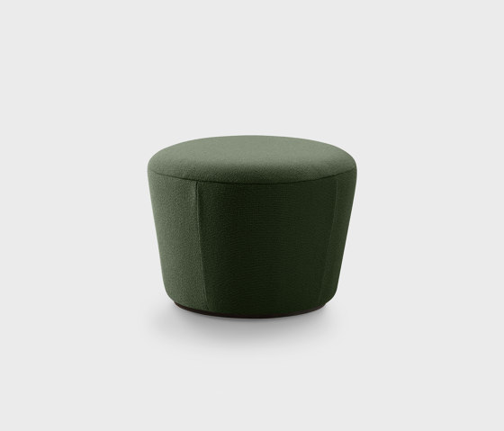 Naïve Pouf D520, green, Camira Yordale fabric | Pufs | EMKO PLACE