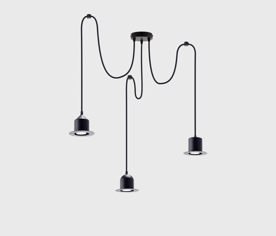 Hat Pendant Lamp Multiple 3 | Lámparas de suspensión | EMKO PLACE