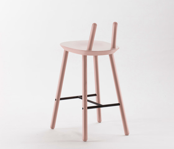 Naïve Semi Bar Chair, pink | Taburetes de bar | EMKO PLACE