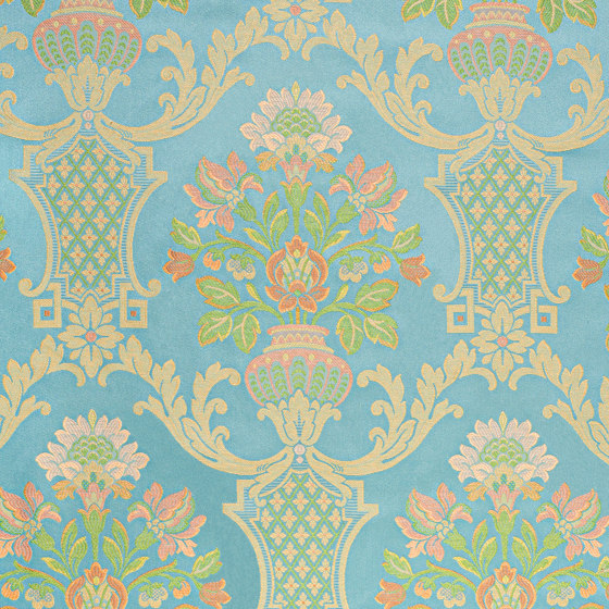 Ornamento | Light blue | Drapery fabrics | DEKOMA