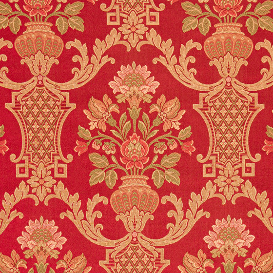 Ornamento | Red | Drapery fabrics | DEKOMA