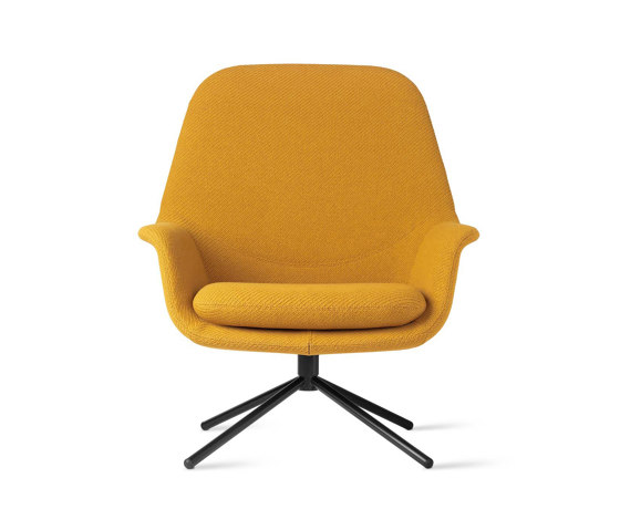 Smile Lounge High Back Metal Base | Poltrone | ICONS OF DENMARK