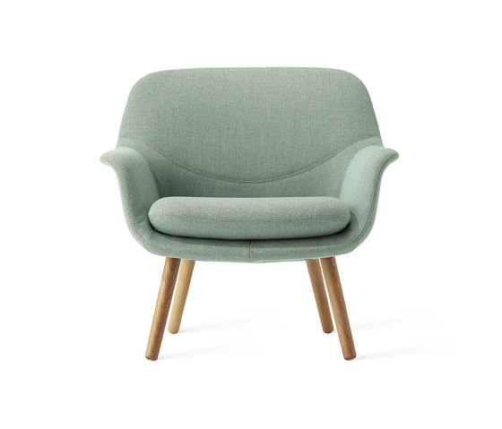 Smile Lounge Low Back Wood Base | Armchairs | ICONS OF DENMARK