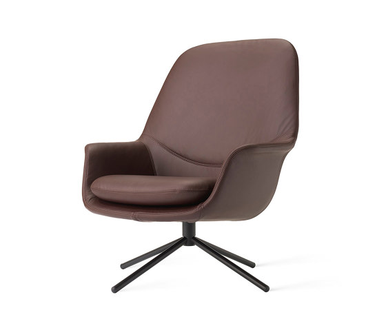 Smile Lounge High Back Metal Base | Poltrone | ICONS OF DENMARK