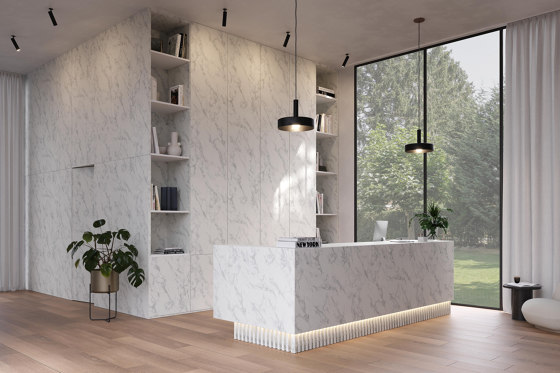 Carrara frosted white CC | Holz Platten | UNILIN Division Panels