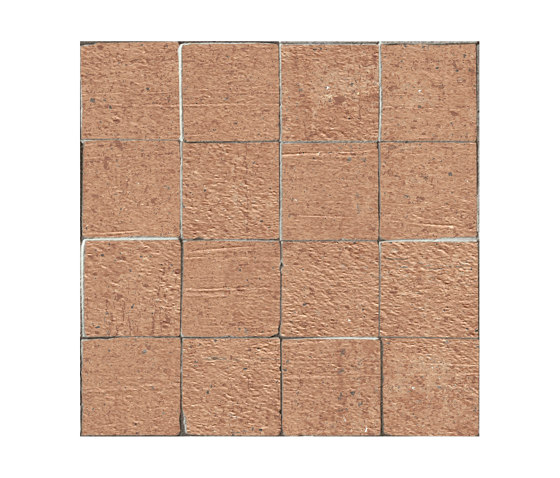 Terra Crea | Mosaico 30x30 Mattone | Piastrelle ceramica | Kronos Ceramiche