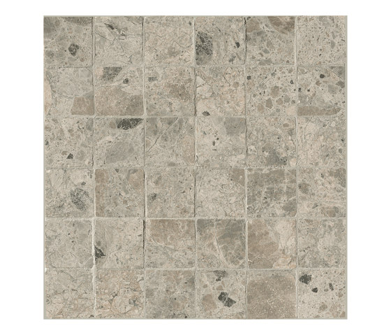 Nativa Grey Macromosaico Anticato 30X30 | Ceramic tiles | Fap Ceramiche