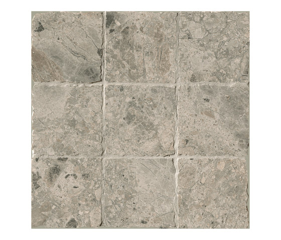 Nativa Grey Maxi Mosaico Anticato 30X30 | Ceramic tiles | Fap Ceramiche