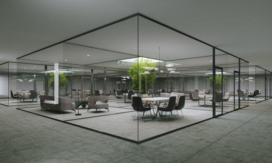 Single Glazed Partitions | Aries 3 | Trennwandsysteme | PCA
