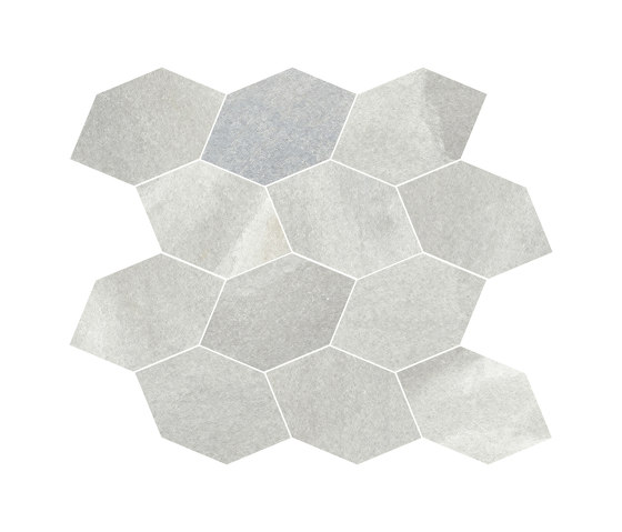 Foliage White Crystal CP05 | Mosaici ceramica | Mirage