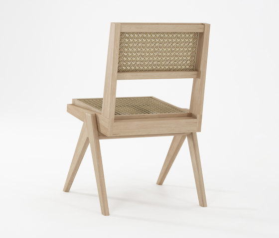 Tribute CHAIR W/ NATURAL WOVEN RATTAN | Chairs | Karpenter