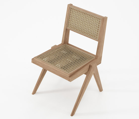 Tribute CHAIR W/ NATURAL WOVEN RATTAN | Chairs | Karpenter