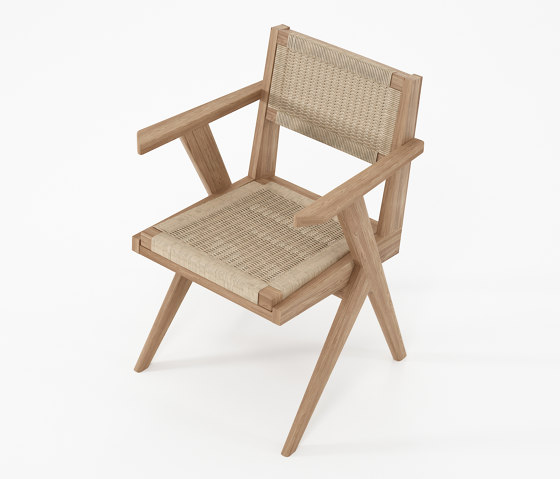 Tribute ARM CHAIR W/ NATURAL PAPER CORD | Chaises | Karpenter