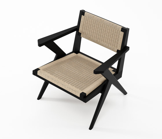 Tribute EASY CHAIR W/ NATURAL PAPER CORD | Fauteuils | Karpenter