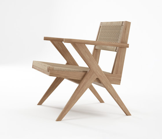 Tribute EASY CHAIR W/ NATURAL PAPER CORD | Fauteuils | Karpenter