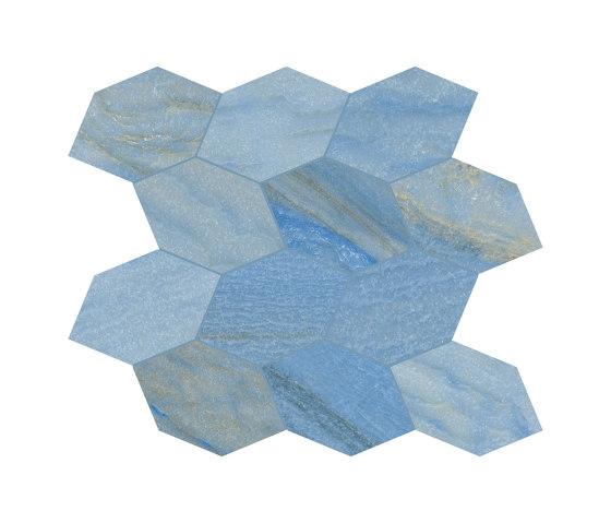 Foliage Azul Puro WA 04 | Keramik Mosaike | Mirage