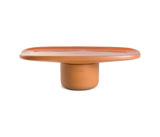 Obon Table Rectangular Low, Terracotta | Coffee tables | moooi