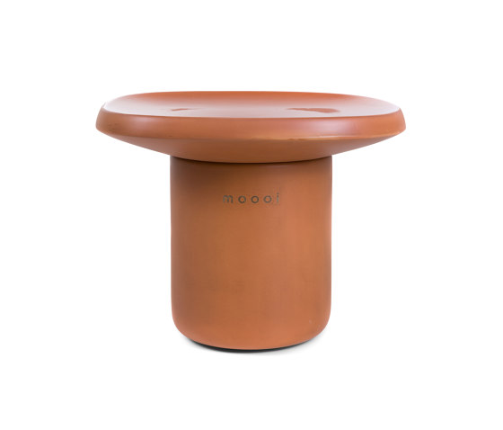 Obon Table Square High, Terracotta | Tables d'appoint | moooi