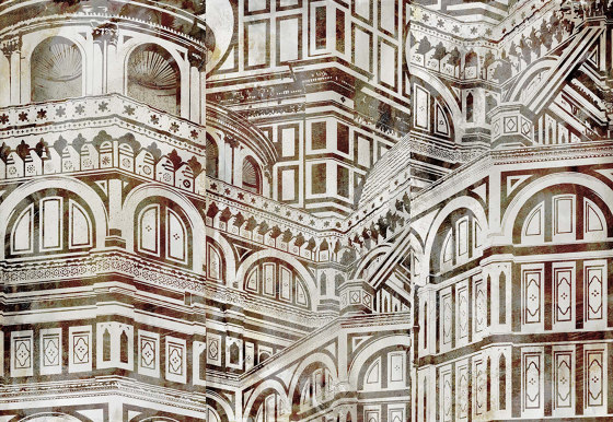 Firenze Duomo Red | Peintures murales / art | TECNOGRAFICA