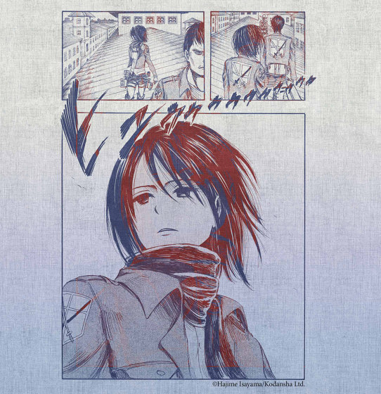Mikasa Textile Blue | Peintures murales / art | TECNOGRAFICA