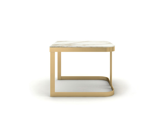 Clark | Low Coffee Table With Marble Top | Mesas de centro | Marioni