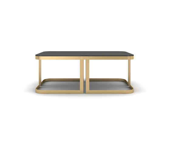 Clark | Coffee Table With Glass Top | Mesas de centro | Marioni