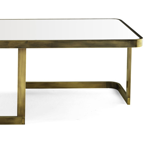 Jean | Coffee Table With Glass Top | Mesas de centro | Marioni