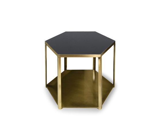 Mel | Side Table With Glass Top | Beistelltische | Marioni